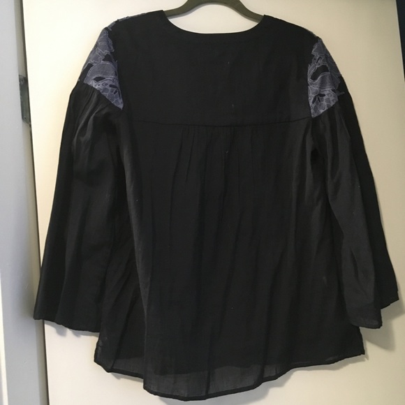 LOFT Embroidered Peasant Blouse - Picture 4 of 4